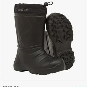 NAT's  Size 1 Ultralight Waterproof Boots With Liners Warm